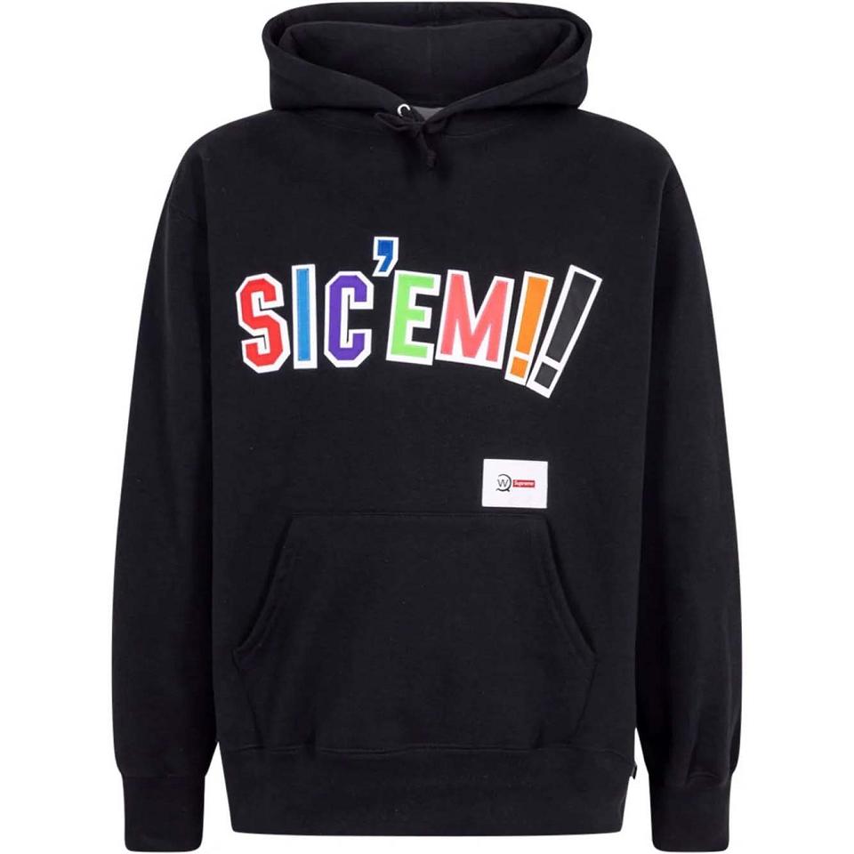 Sudadera Con Capucha Supreme X WTAPS Sic’em! Negras | Supreme 137XF